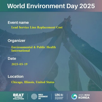 UNEP Recognition World Environment Day 2025 - Lead Service Line Replacements